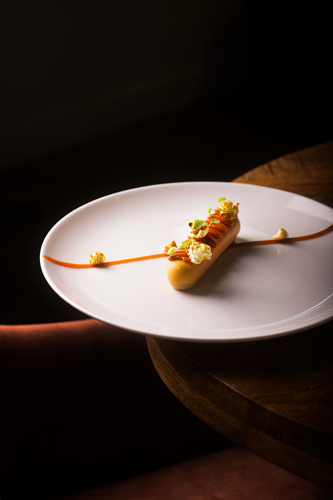 Dessert façon Twix, caramel et crumble